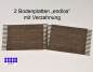 Preview: 0- 149229 2x Bodenplatte Dielen 0,4mm Stärke je 24*10,4cm Präzisionsgravur in Echtholzoptik