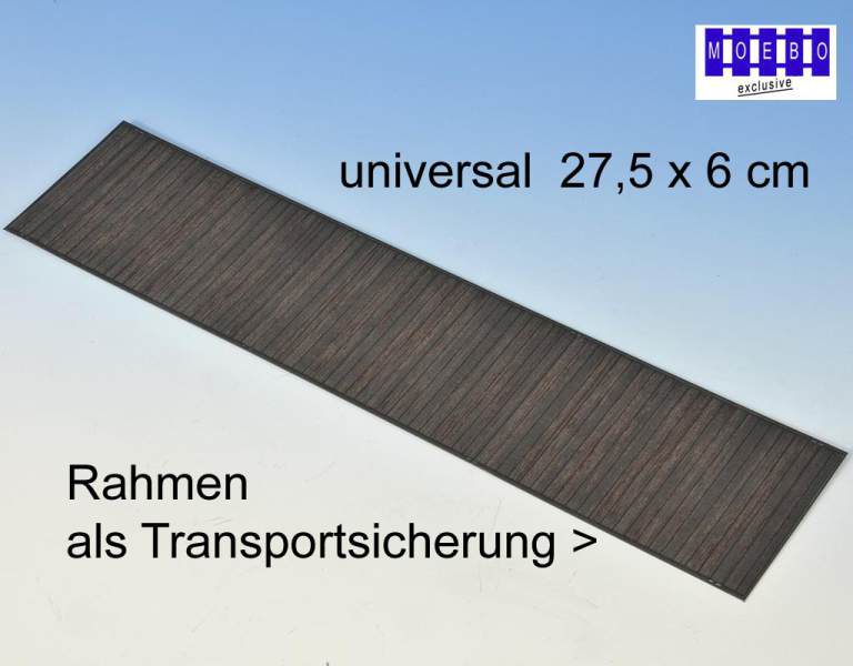 0- 142903 Ladeboden universal 27,5 x 6 cm in Echtholzoptik