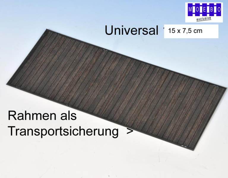 0- 142951 Ladeboden universal 15 x 7,5 cm in Echtholzoptik