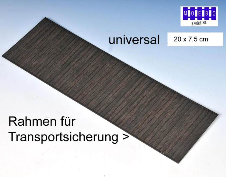 0- 142952 Ladeboden universal 20 x 7,5 cm in Echtholzoptik