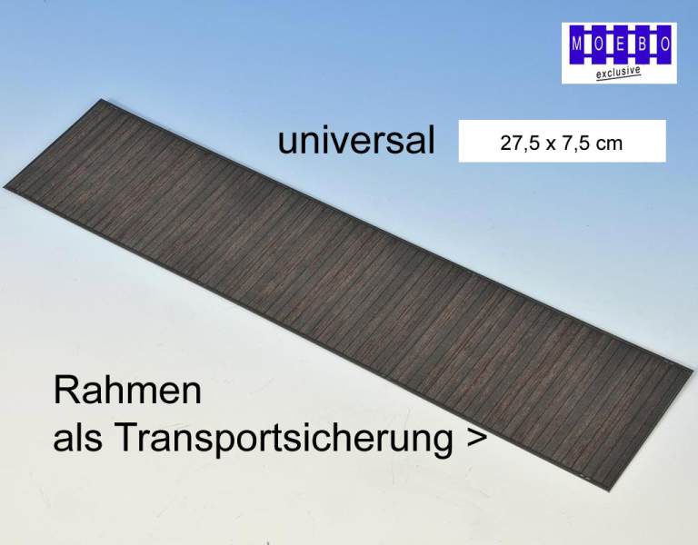 0- 142953 Ladeboden universal 27,5 x 7,5 cm in Echtholzoptik