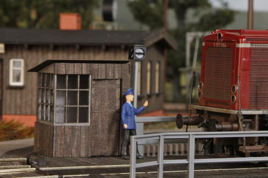 HO- 7296 Drehscheibenhaus für 24-ger. Drehscheibe von fleischmann