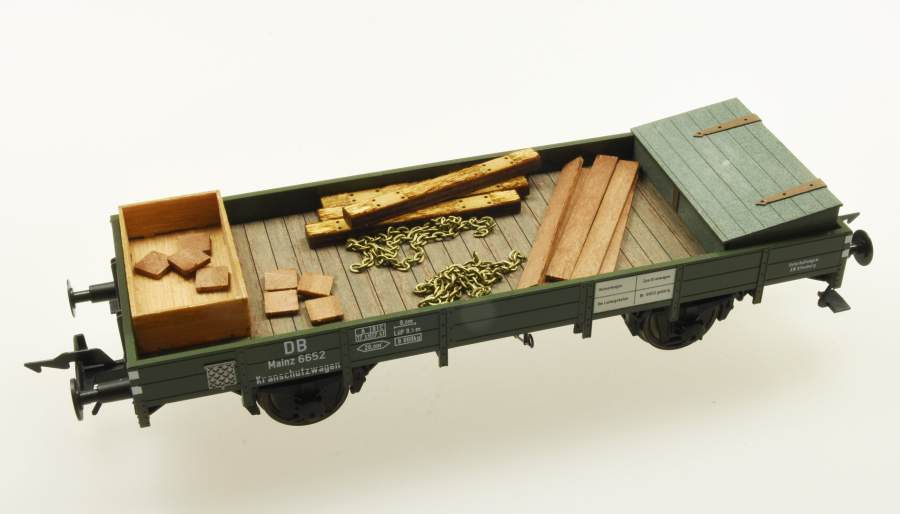0- 140996 "Construction service" loading assignment for Lenz low side car X05 (finished model) cooperation model