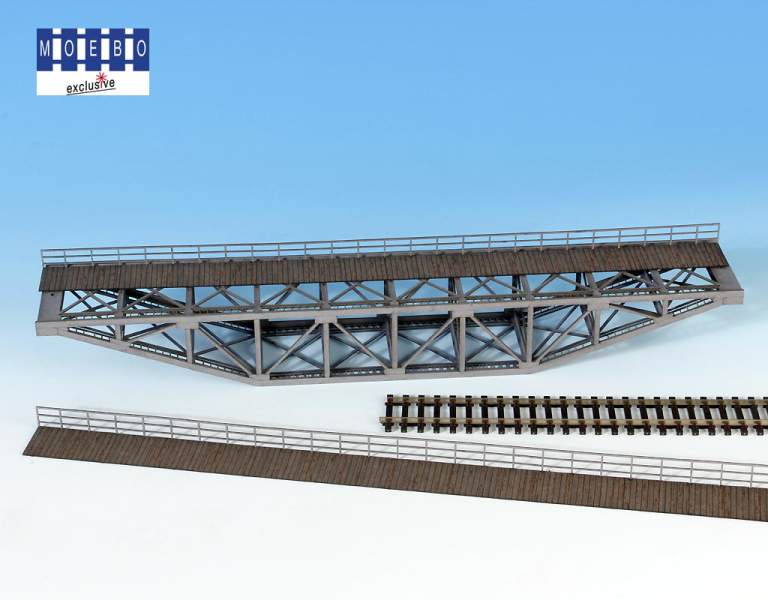 HO- 500500 preussische Brücke nach Originalplan -" stahlgrau" -