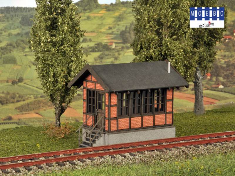 TT- 900381 Stellwerk Ellwangen 1 nach Originalplan - incl. Sockel