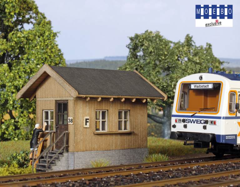 HO- 500382 württemb. Stellwerk Ellwangen 2 nach Originalplan