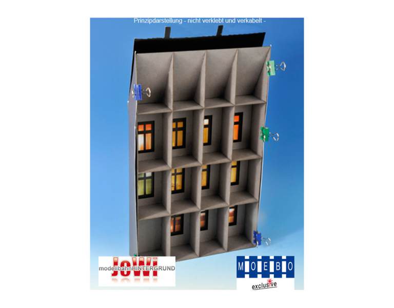 0- 150001 Innengebäude f JOWI Baubögen TYP 1 bel. Fenstern