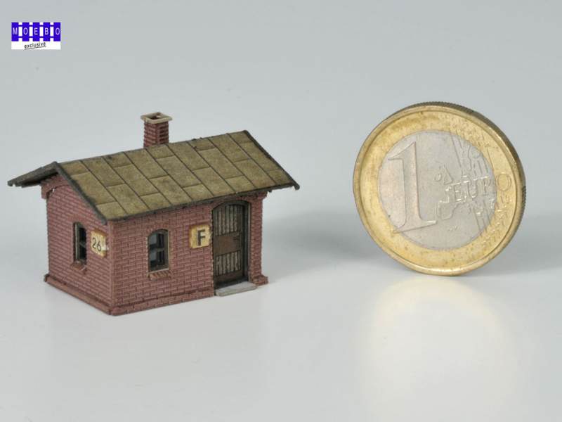 N- 0902 preuß. Posten "Baruth" dunkler Ziegel