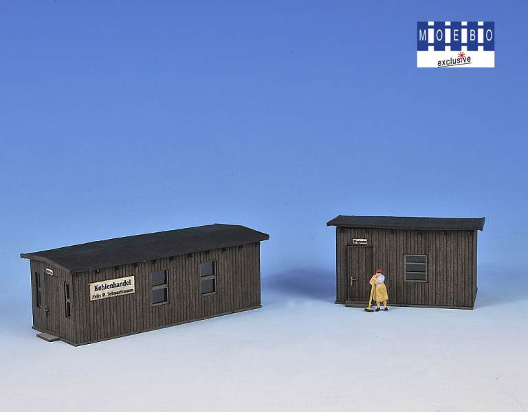 HO- 500300 Bürogebäude + Geräteschuppen auf Kohlenlager Originalplan