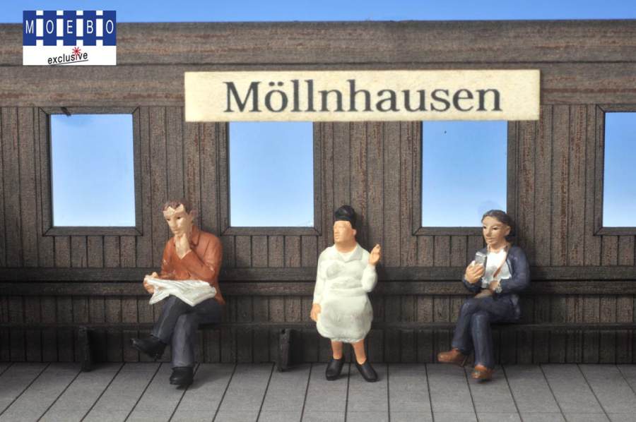 0- 140320 Bus-Haltestelle / Haltepunkt nach Originalplan aus den 60´ger