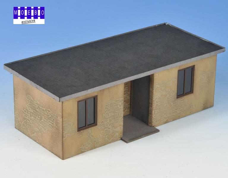 O- 141293  Trafostation  abfallender Putz -grau-