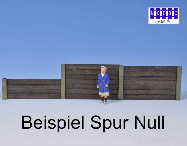 0- 141720 Kleinbansen mit Präzisionsgravur Echtholzoptik