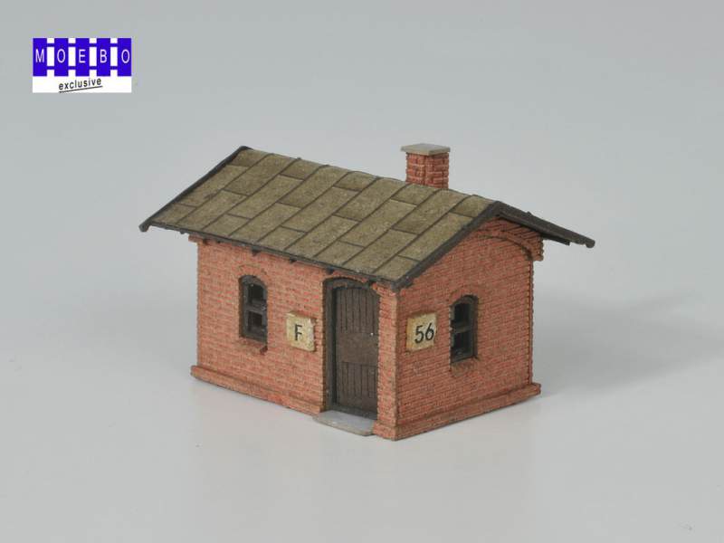 N- 0901 preuß. Posten "Baruth" ziegelrot