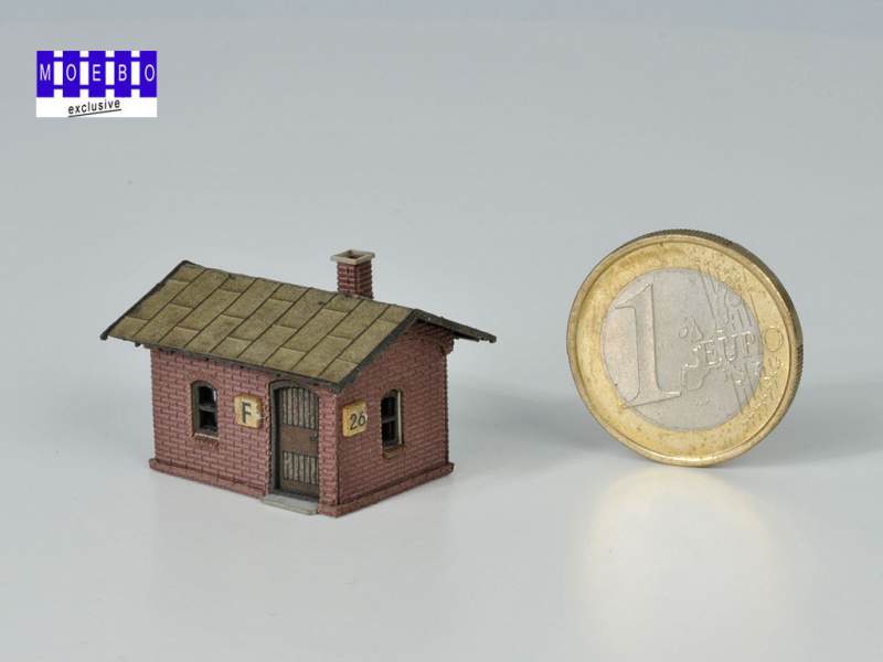 N- 0902 preuß. Posten "Baruth" dunkler Ziegel