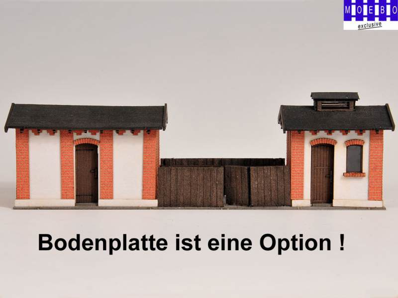 HO- 0135 Bahnhofsensemble "Schelrade" aus Norddeutschland  -überarbeitet-