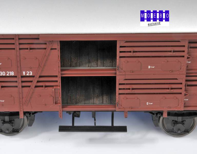 0- 142221 Wagenboden "Lenz" V23 Viehverschlagwagen