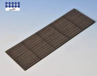 0- 141686 Ergänzung u. hölzerner Gleisübergang 5x "11 Bretter"